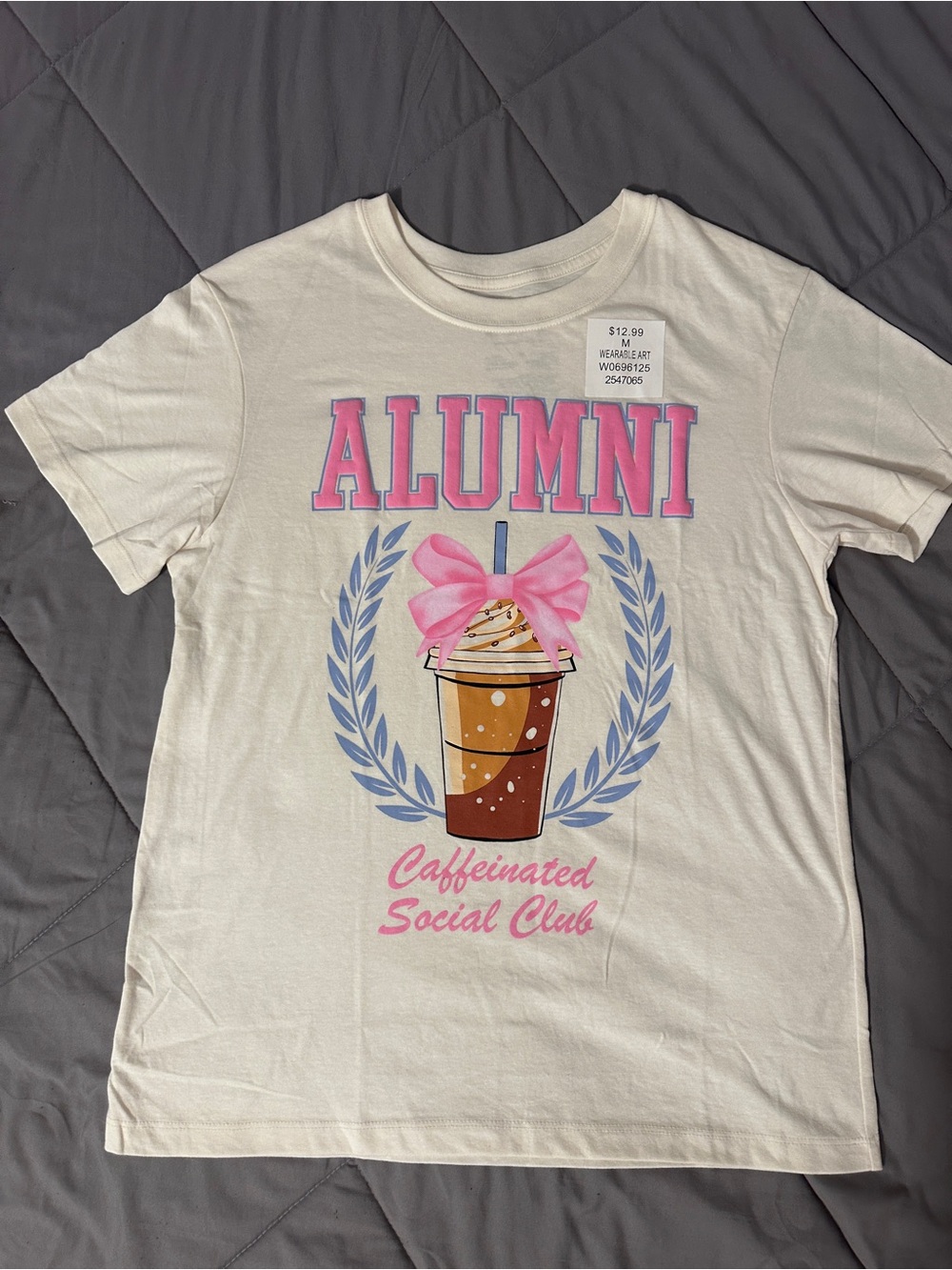 Isaac Morris Alumni Caffeinated shirt size Medium